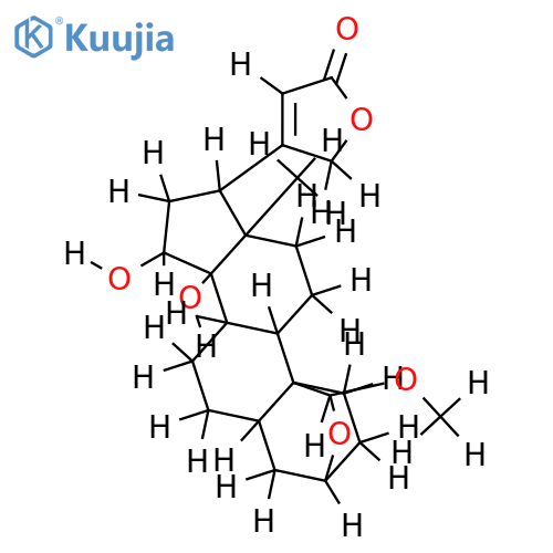 Alloglaucotoxigenin-methyl-cyclohalbacetal structure