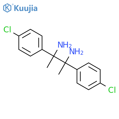 2,3-Bis(4-chlorophenyl)butane-2,3-diamine structure