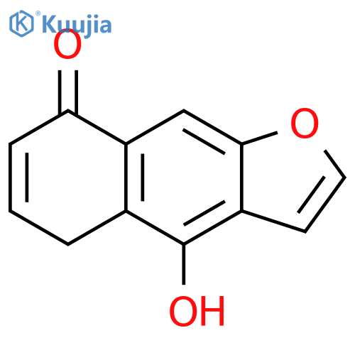 4-hydroxynaphtho[2,3-b]furan-8(5H)-one structure