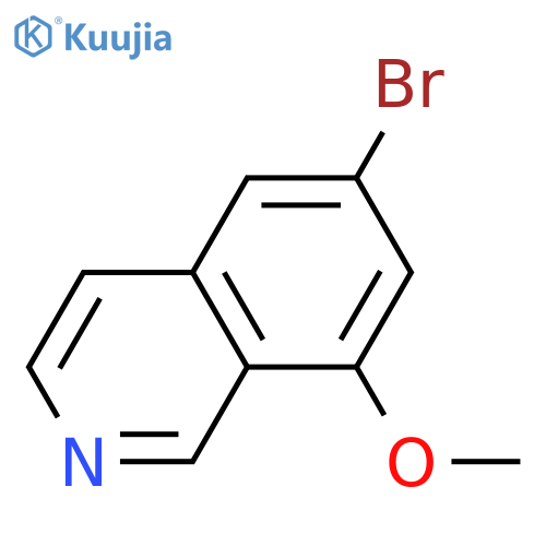 6-Bromo-8-methoxyisoquinoline structure