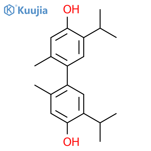 4,4'-dihydroxy-5,5'-diisopropyl-2,2'-dimethyl-1,1'-biphenyl structure