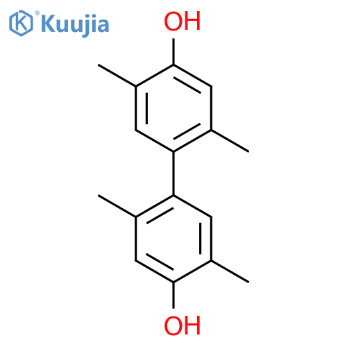[1,1'-Biphenyl]-4,4'-diol, 2,2',5,5'-tetramethyl- structure