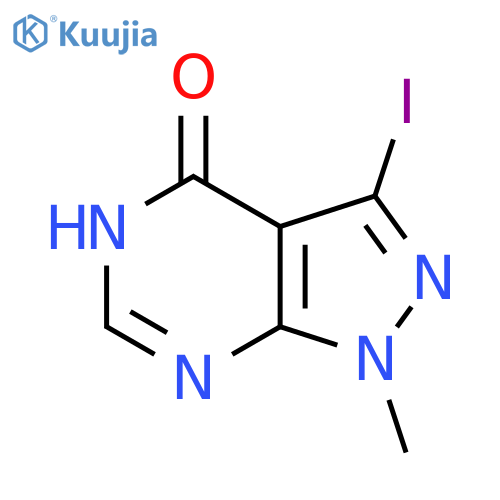 3-Iodo-1-methyl-1H-pyrazolo3,4-dpyrimidin-4(5H)-one structure
