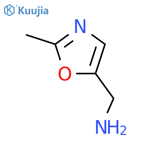 (2-methyl-1,3-oxazol-5-yl)methanamine structure
