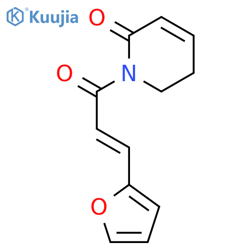 2(1H)-Pyridinone, 1-[(2E)-3-(2-furanyl)-1-oxo-2-propen-1-yl]-5,6-dihydro- structure