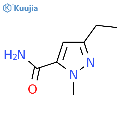3-Ethyl-1-methyl-1H-pyrazole-5-carboxamide structure