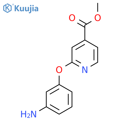Methyl 2-(3-aminophenoxy)isonicotinate structure