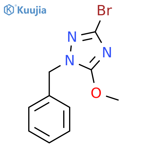 1-Benzyl-3-bromo-5-methoxy-1H-1,2,4-triazole structure