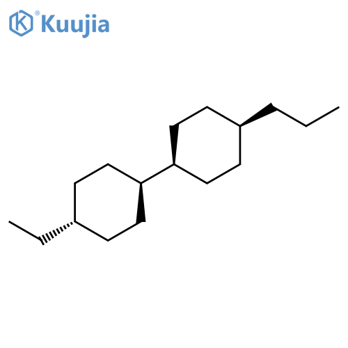 1,1'-Bicyclohexyl, 4-ethyl-4'-propyl-, (trans,cis)- structure