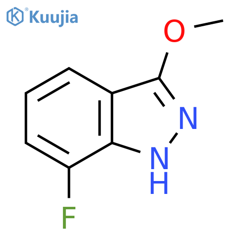 7-Fluoro-3-methoxy-1H-indazole structure