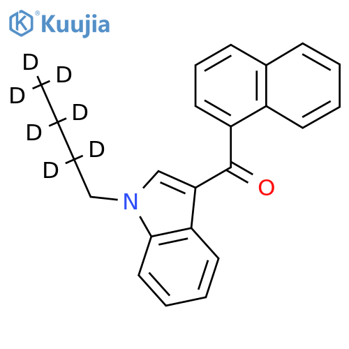 1-(Butyl-d9)-3-(1-naphthoyl)indole-d7 structure