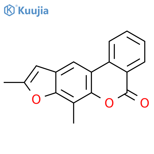 5H-[2]Benzopyrano[4,3-f]benzofuran-5-one,7,9-dimethyl- structure