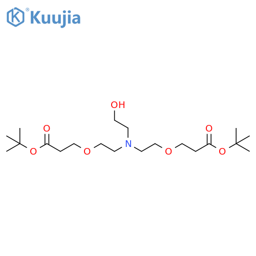 Hydroxy-Amino-(PEG1-t-butyl ester)2 structure