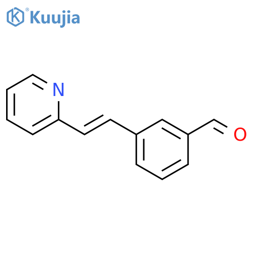 Benzaldehyde, 3-[2-(2-pyridinyl)ethenyl]- structure