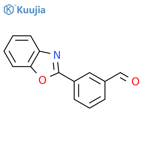 Benzaldehyde,3-(2-benzoxazolyl)- structure