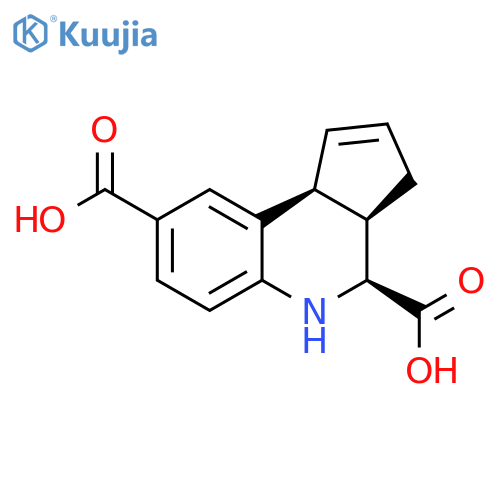 (3aR,4S,9bS)-3a,4,5,9b-Tetrahydro-3h-cyclopentacquinoline-4,8-dicarboxylic Acid structure