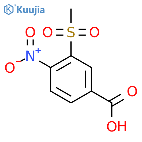 3-Methanesulfonyl-4-nitrobenzoic acid structure