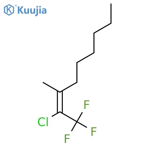 2-Nonene, 2-chloro-1,1,1-trifluoro-3-methyl-, (E)- structure