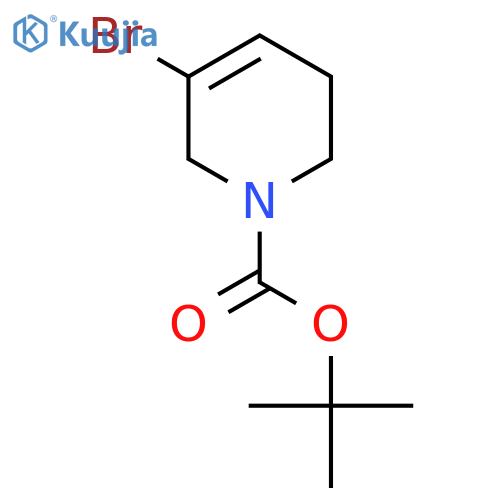 tert-butyl 5-bromo-3,6-dihydro-2H-pyridine-1-carboxylate structure
