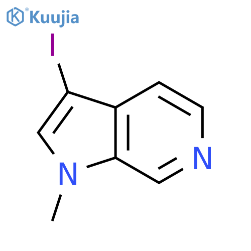 3-iodo-1-methyl-1H-pyrrolo[2,3-c]pyridine structure