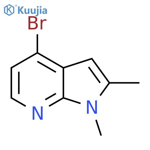 4-Bromo-1,2-dimethyl-1H-pyrrolo[2,3-b]pyridine structure