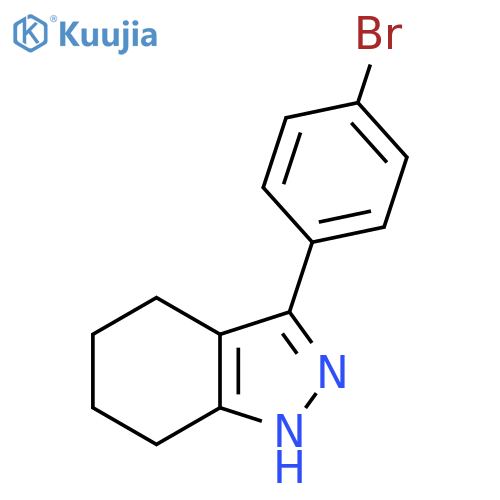1H-Indazole, 3-(4-bromophenyl)-4,5,6,7-tetrahydro- structure