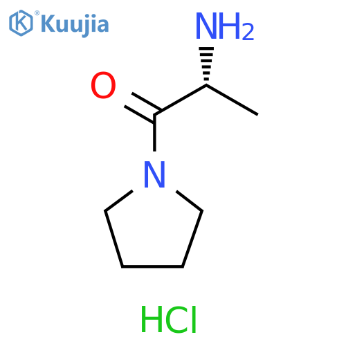 (R)-2-aMino-1-(pyrrolidin-1-yl)propan-1-one HCl structure