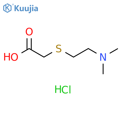 2-2-(Dimethylamino)ethylthio-acetic Acid Hydrochloride structure