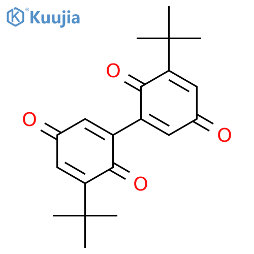 [Bi-1,4-cyclohexadien-1-yl]-3,3',6,6'-tetrone,5,5'-bis(1,1-dimethylethyl)- structure