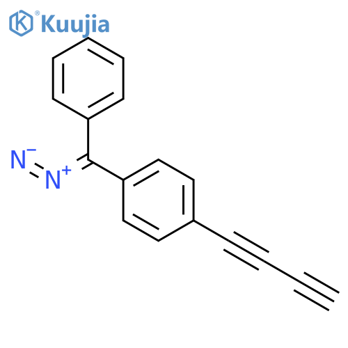 Benzene, 1-(1,3-butadiynyl)-4-(diazophenylmethyl)- structure