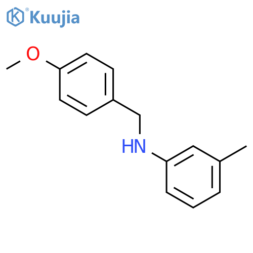 N-(4-Methoxybenzyl)-3-methylaniline structure