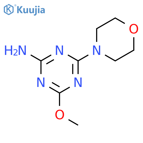 4-methoxy-6-(morpholin-4-yl)-1,3,5-triazin-2-amine structure
