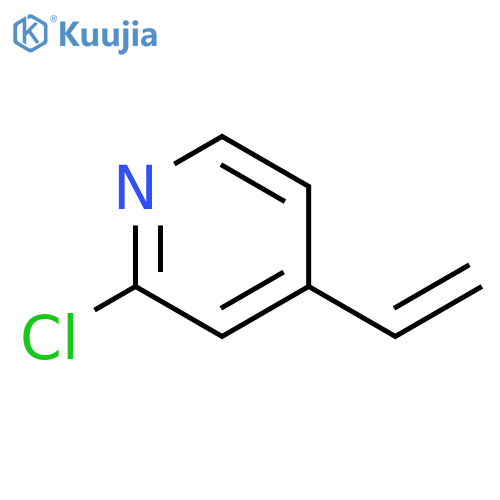 2-chloro-4-ethenylpyridine structure