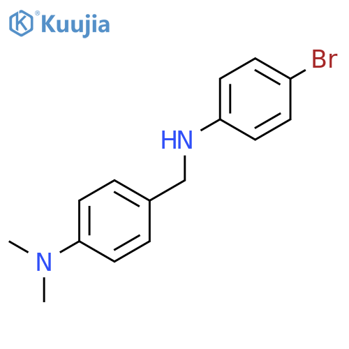 4-[(4-Bromoanilino)methyl]-N,N-dimethylaniline structure
