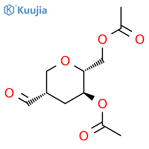 D-arabino-Hexitol, 1,5-anhydro-2,3-dideoxy-2-formyl-, diacetate structure