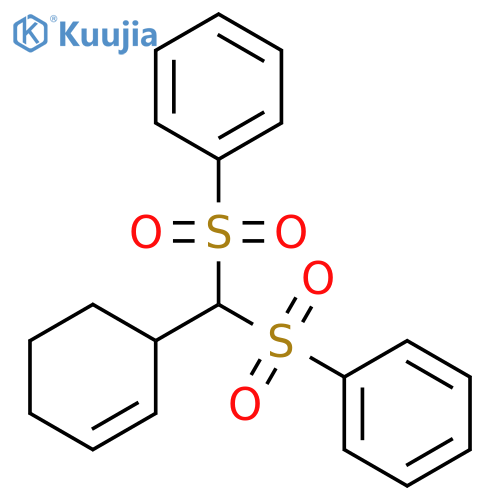 Benzene, 1,1'-[(2-cyclohexen-1-ylmethylene)bis(sulfonyl)]bis- structure