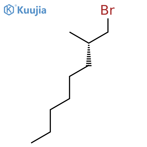 Octane, 1-bromo-2-methyl-, (2S)- structure