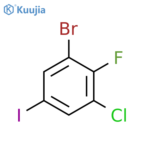 Benzene, 1-bromo-3-chloro-2-fluoro-5-iodo- structure