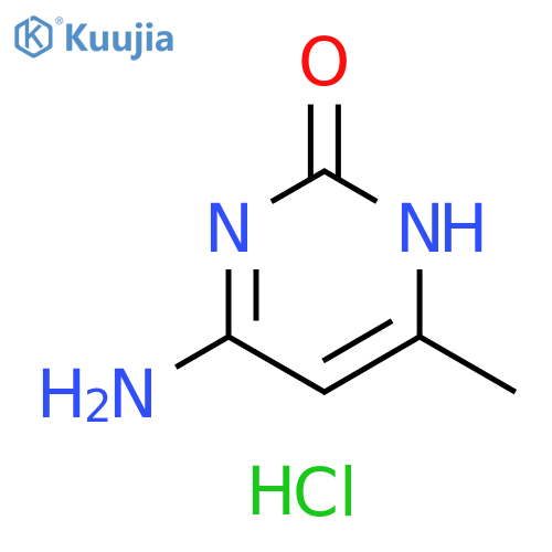 4-amino-6-methyl-1H-pyrimidin-2-one;hydrochloride structure