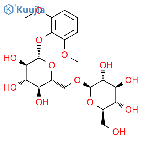 2,6-Dimethoxyphenyl-6-O- b-D-glucopyranosyl b-D-Glucopyranoside structure
