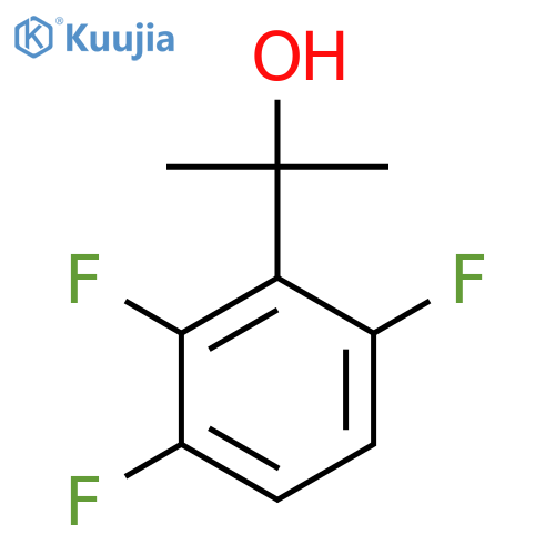 2-(2,3,6-trifluorophenyl)propan-2-ol structure