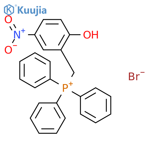 Phosphonium, [(2-hydroxy-5-nitrophenyl)methyl]triphenyl-, bromide structure