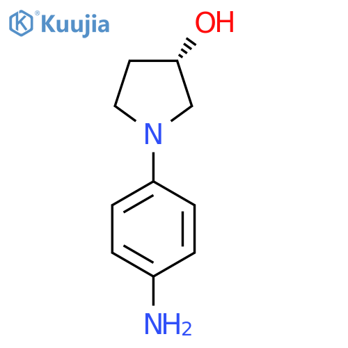 (3S)-1-(4-aminophenyl)pyrrolidin-3-ol structure