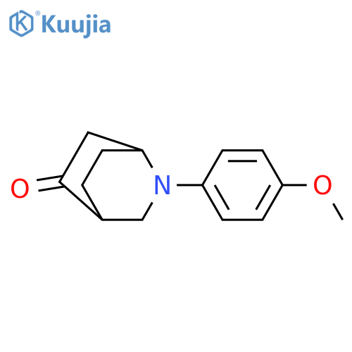 2-(4-methoxyphenyl)-2-azabicyclo[2.2.2]octan-5-one structure