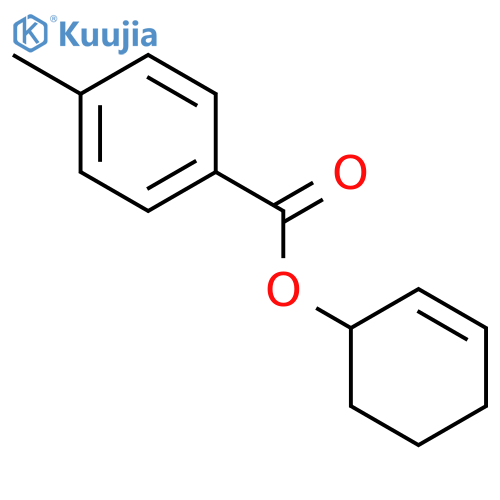 Benzoic acid, 4-methyl-, 2-cyclohexen-1-yl ester, (+)- structure