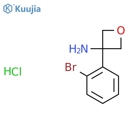 3-Amino-3-(2-bromophenyl)oxetane hydrochloride structure