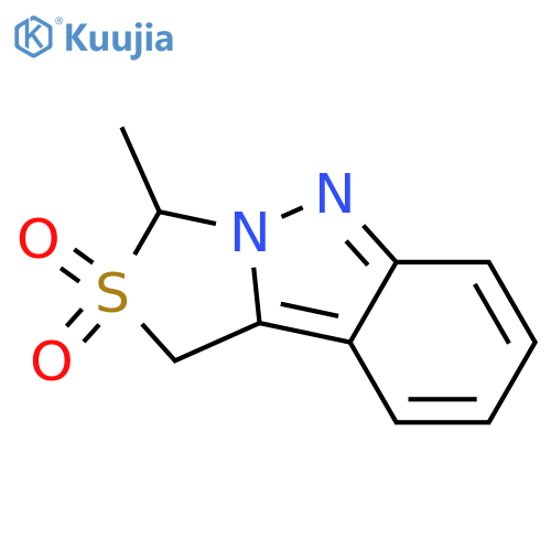 3-methyl-1,3-dihydrothiazolo[3,4-b]indazole-2,2-dioxide structure