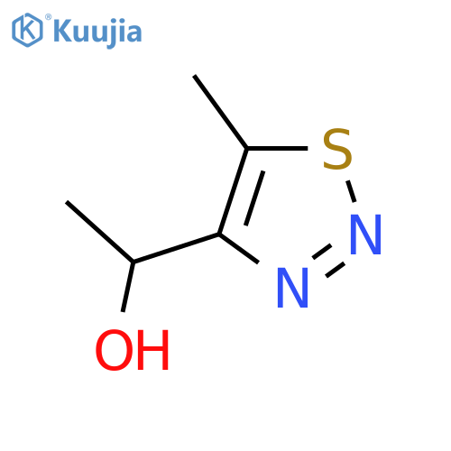 1-(5-methyl-1,2,3-thiadiazol-4-yl)ethan-1-ol structure