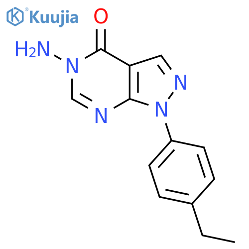 5-Amino-1-(4-ethylphenyl)-1H-pyrazolo[3,4-d]pyrimidin-4(5H)-one structure