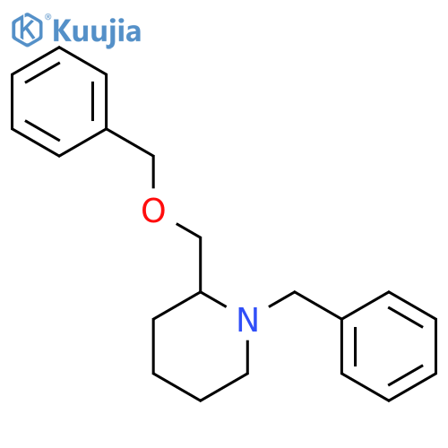 1-Benzyl-2-[(benzyloxy)methyl]piperidine structure